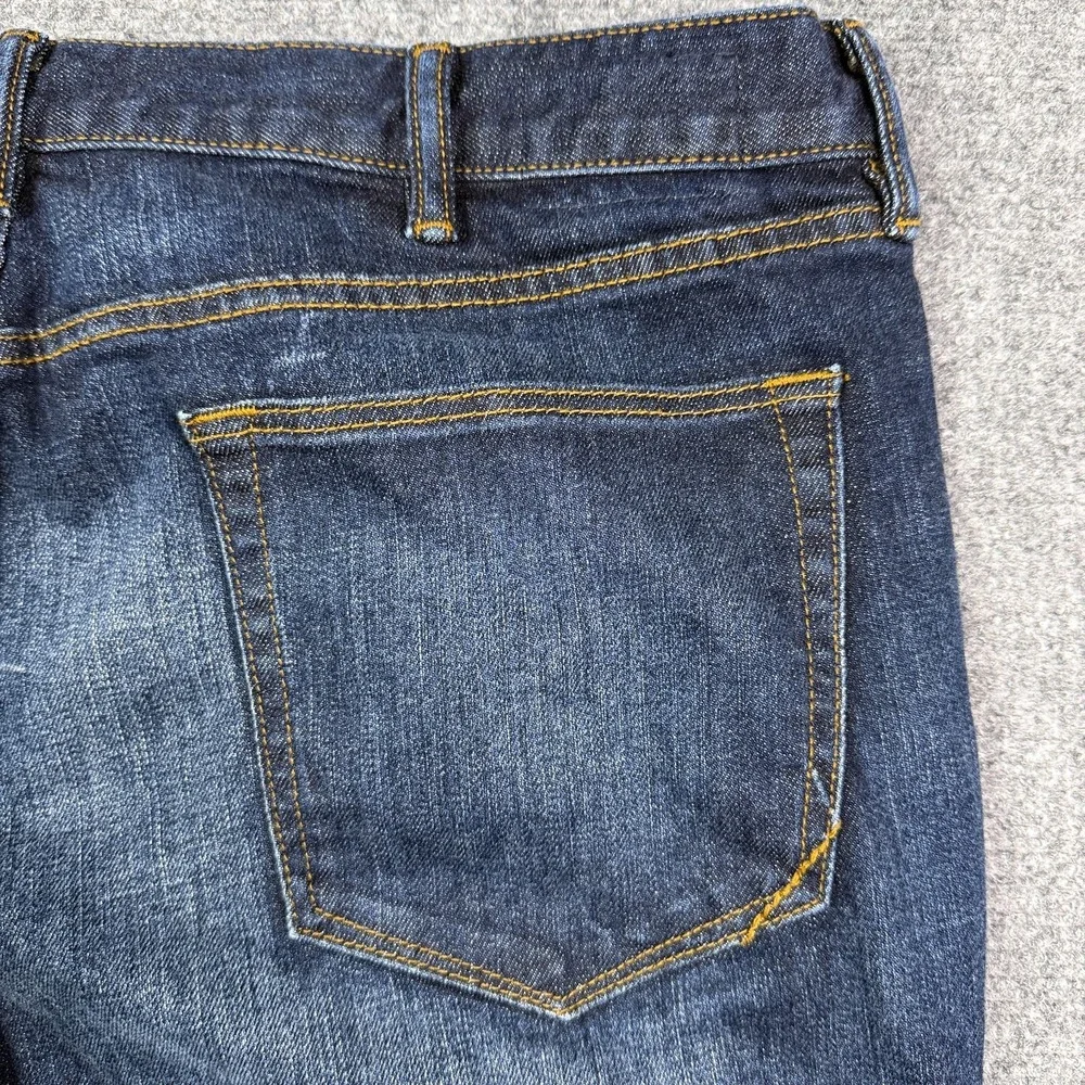 Banana Republic Jeans Mens 38x32 Slim Fit Straight Leg Dark Wash Stretch Denim